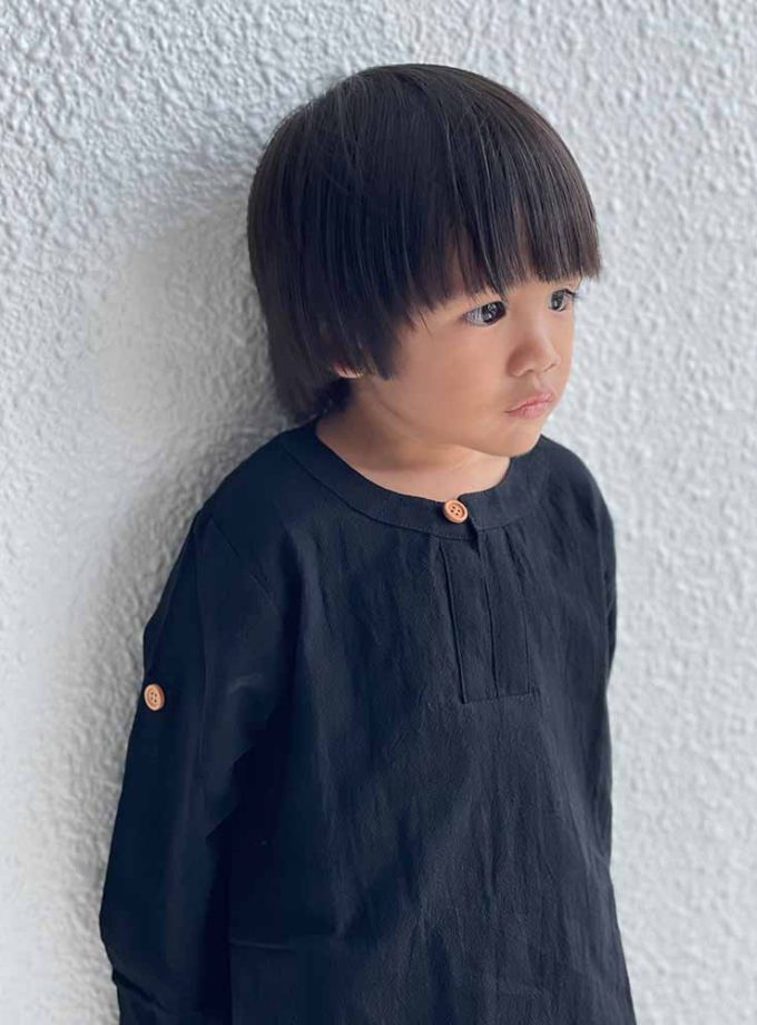 Baju Melayu Ali in Black