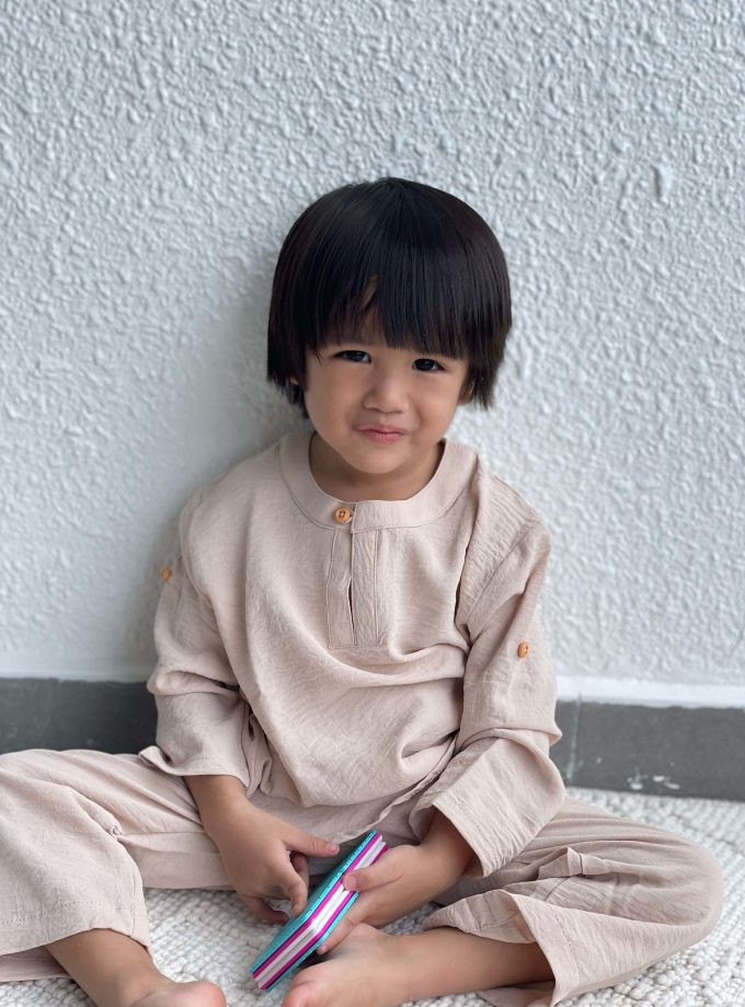 Baju Melayu Ali in Cream