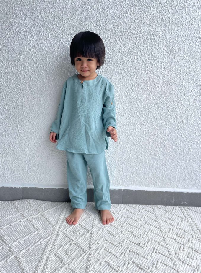 Baju Melayu Ali in Teal