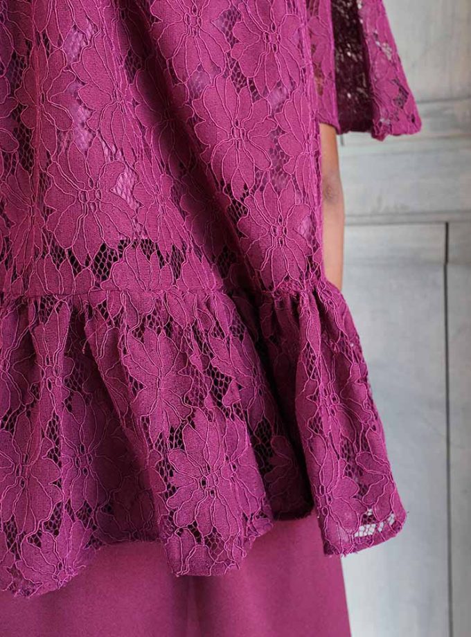 Mi-Na Bow Girls in Magenta