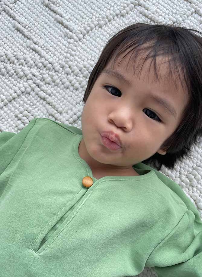 Baju Melayu Yusoff in Green