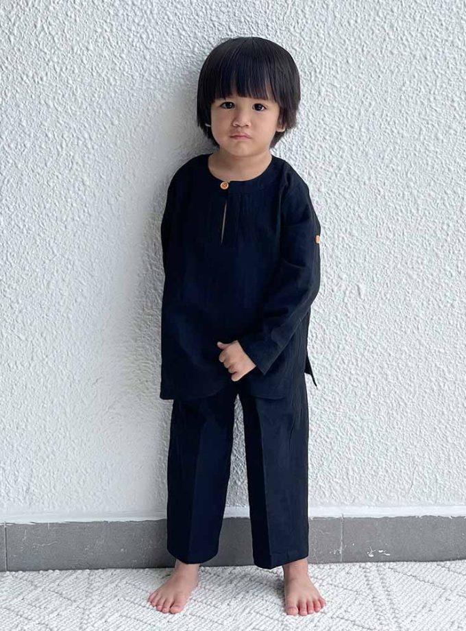 Baju Melayu Ali in Black
