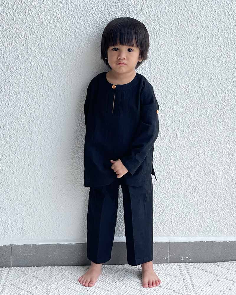 Baju Melayu Ali in Black