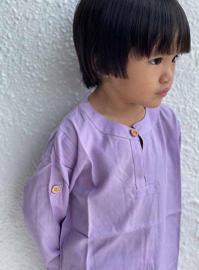 Baju Melayu Ali in Lilac