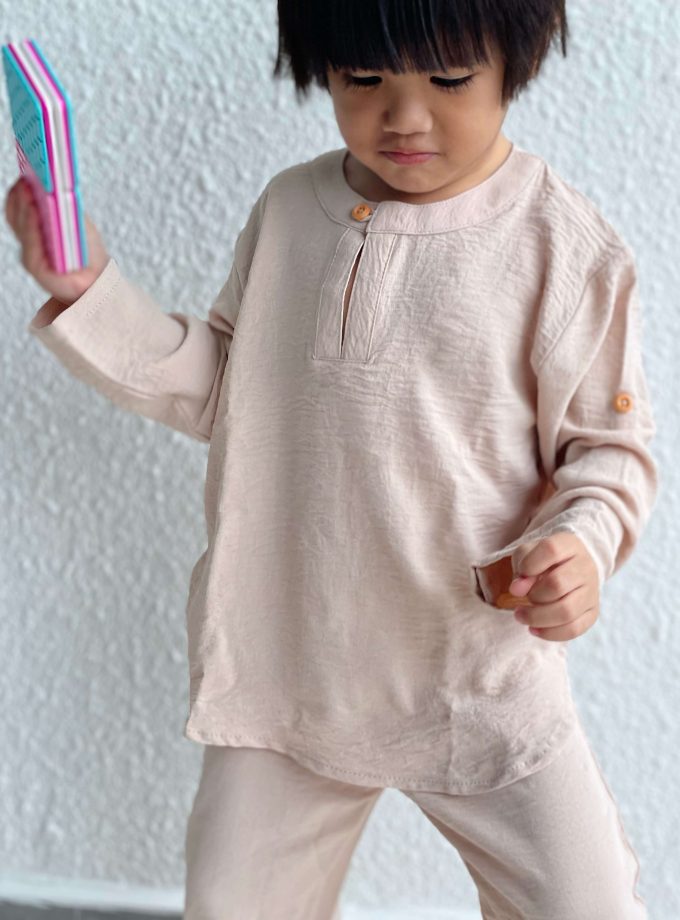 Baju Melayu Ali in Cream