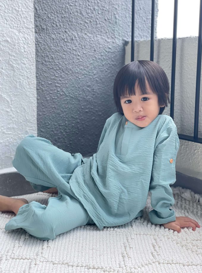 Baju Melayu Ali in Teal