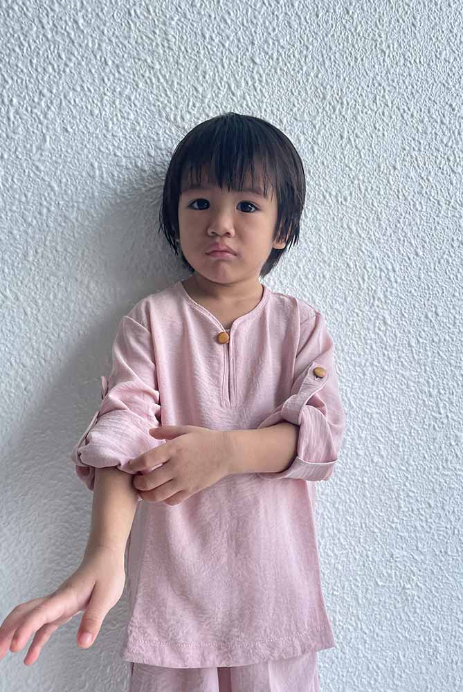 Baju Melayu Yusoff in Pink