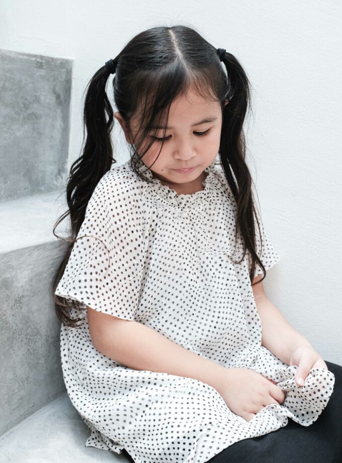 Luna Monroe Polka Dot Black and White