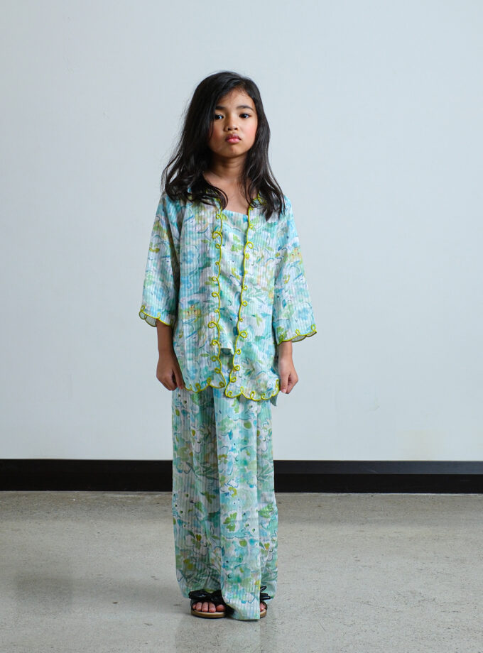 Aiko Kebaya Girls in Matcha Green