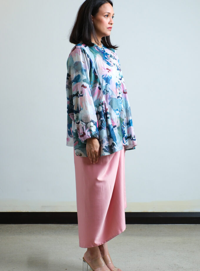 Minsoo Batwing for Women in Green Floral