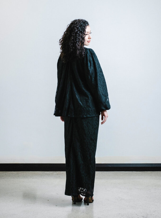 Miyu Kurung Woman in Black