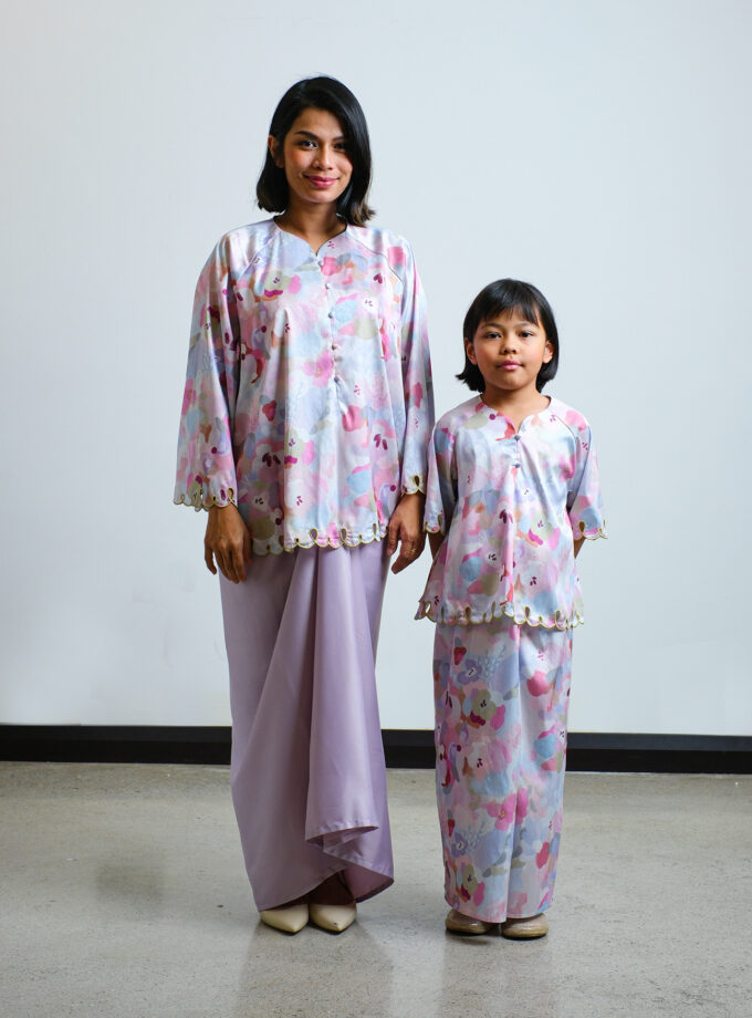 Rinka Print for Girls in Pink Hues