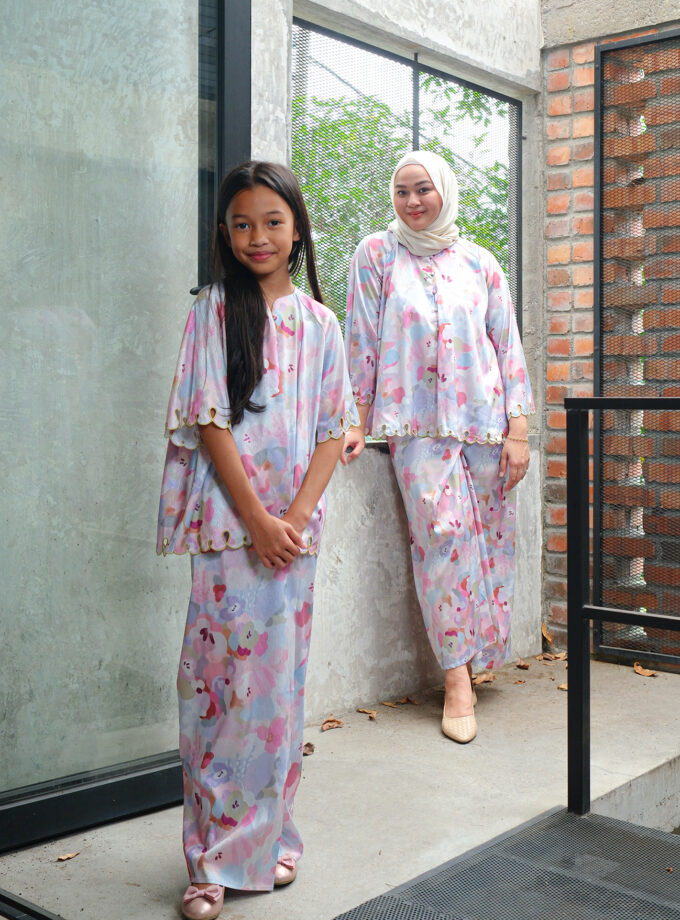 Rinka Print for Girls in Pink Hues