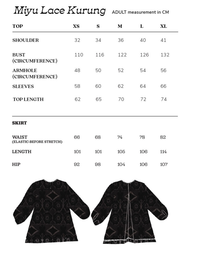 Miyu Kurung Woman in White