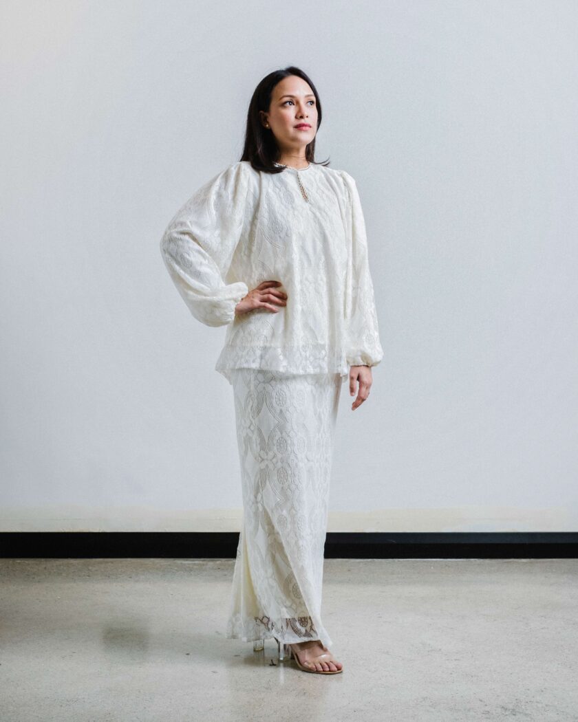 Miyu Kurung Woman in White