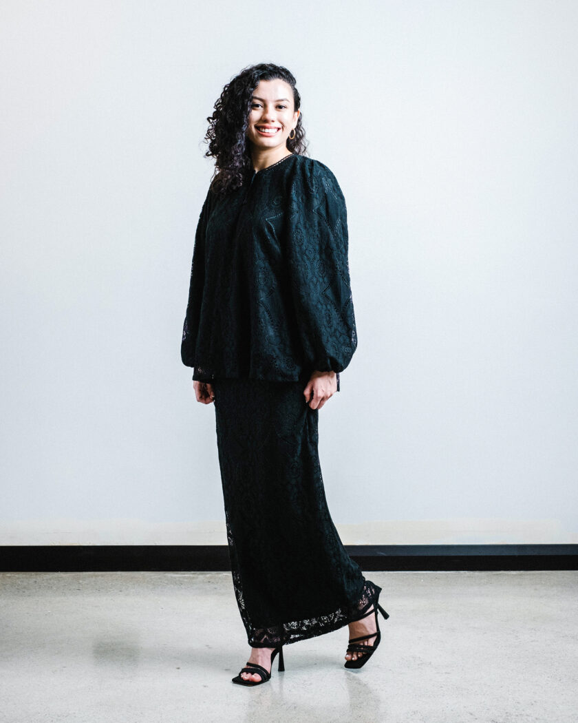 Miyu Kurung Woman in Black