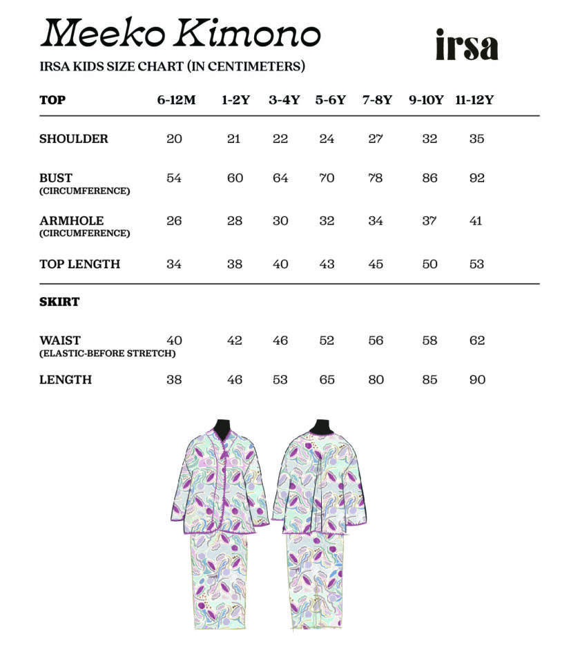 Meeko Kimono Kurung Kids in Candy Pink - Image 5