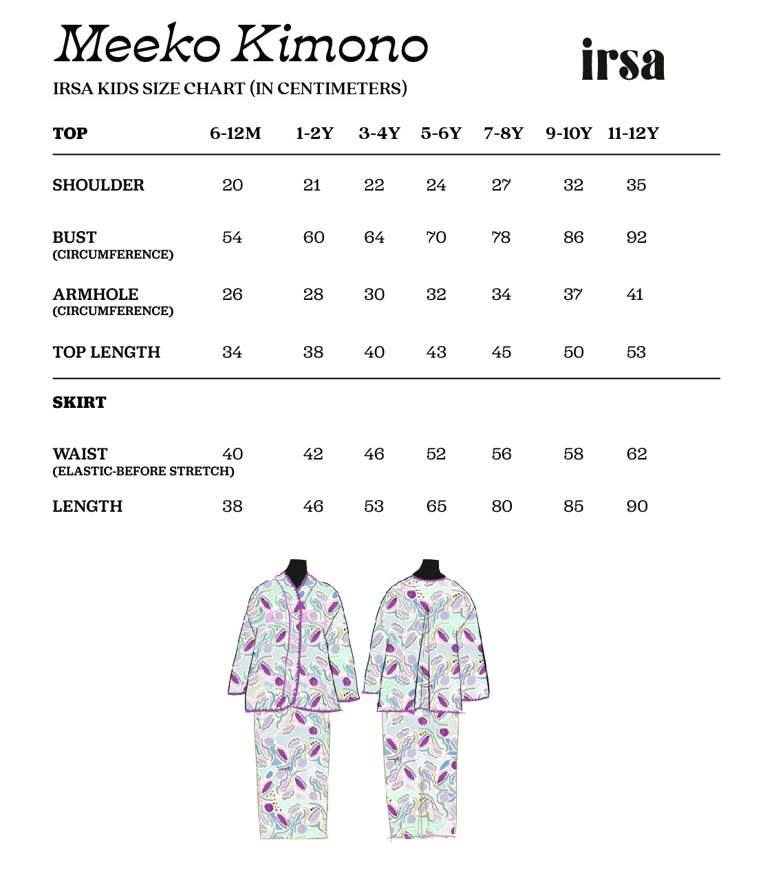 Meeko Kimono Kurung Kids in Candy Pink - Image 5