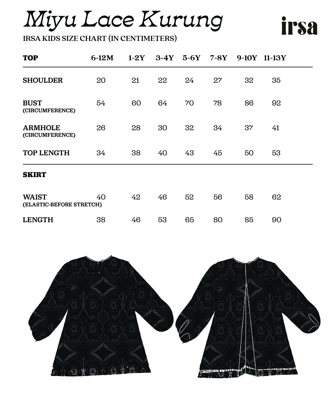 Miyu Kurung Kids in Black - Image 6