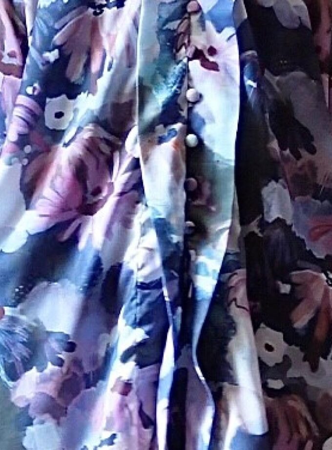 Rei Kebaya In Charcoal Design Prints