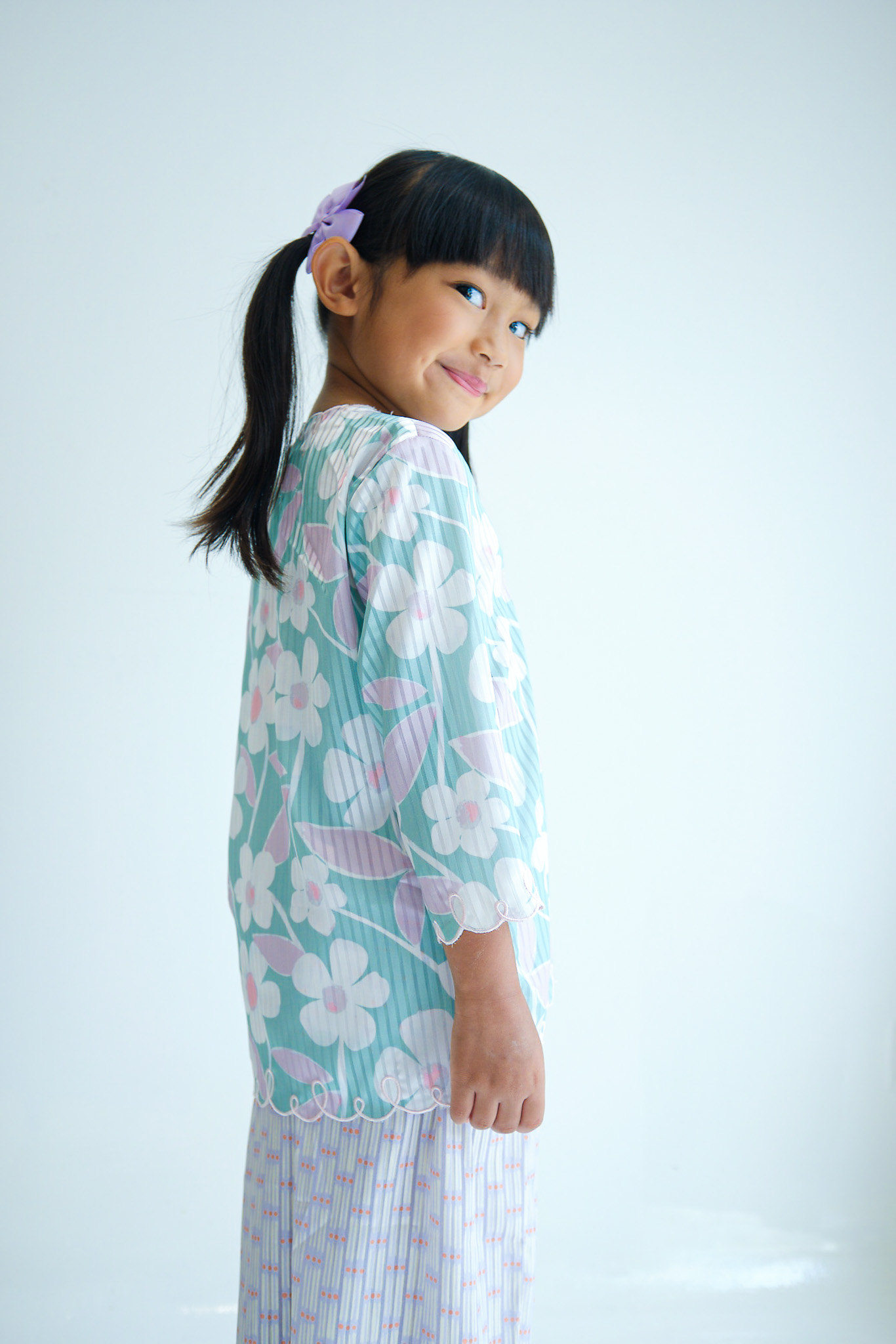 Sakura Kebaya Kids Set in Pistachio