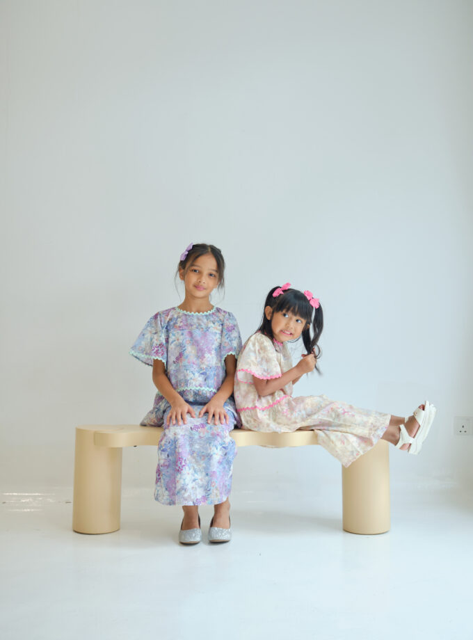 Emiko Kids in Cream Pink