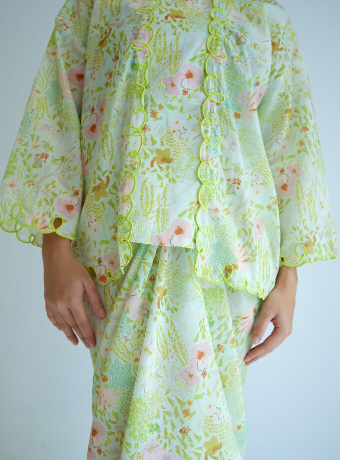 Printed Instant Pareo in Antropologie Pastel Yellow