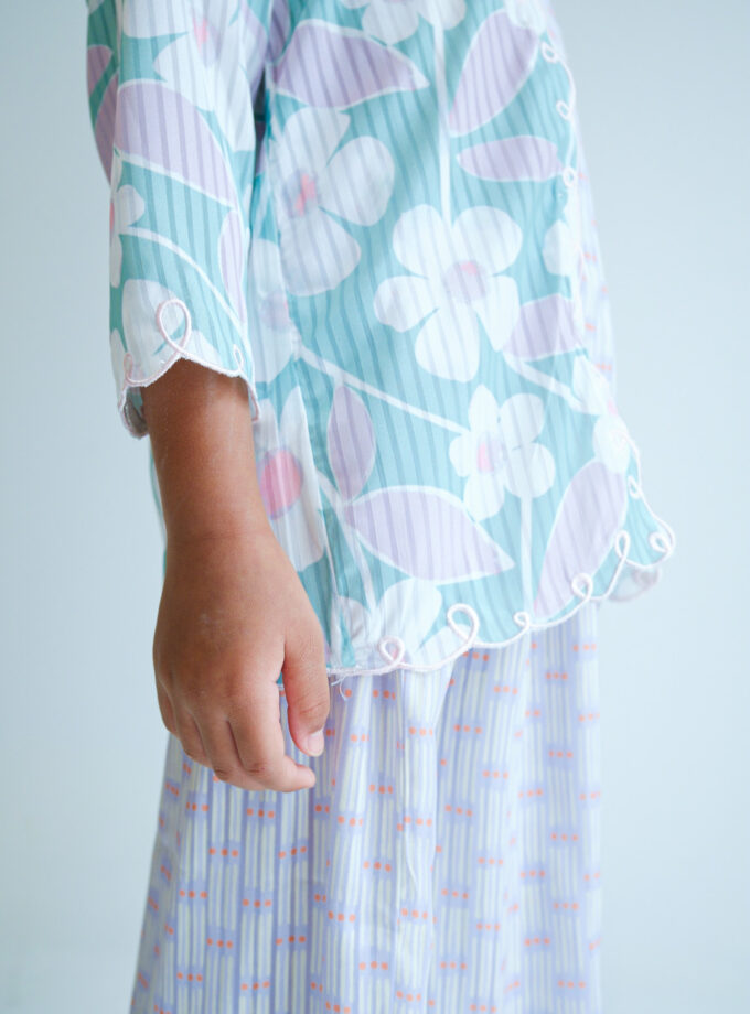 Sakura Kebaya Kids Set in Pistachio