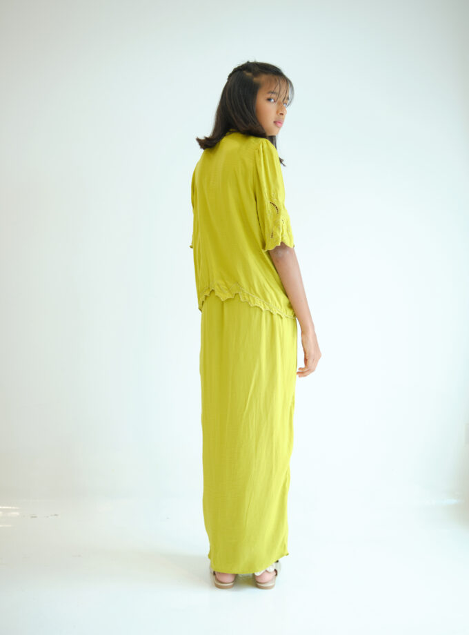 KUMI GIRLS IN LIME GREEN