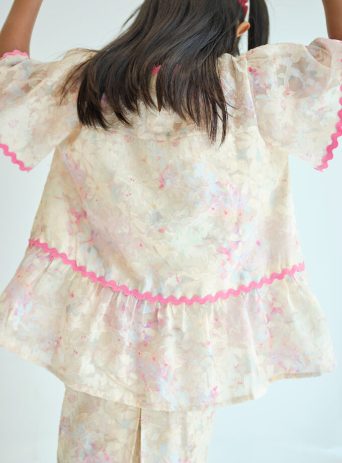 Emiko Kids in Cream Pink