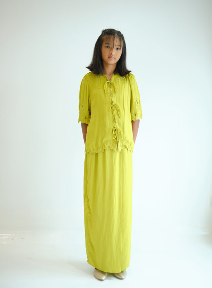 KUMI GIRLS IN LIME GREEN
