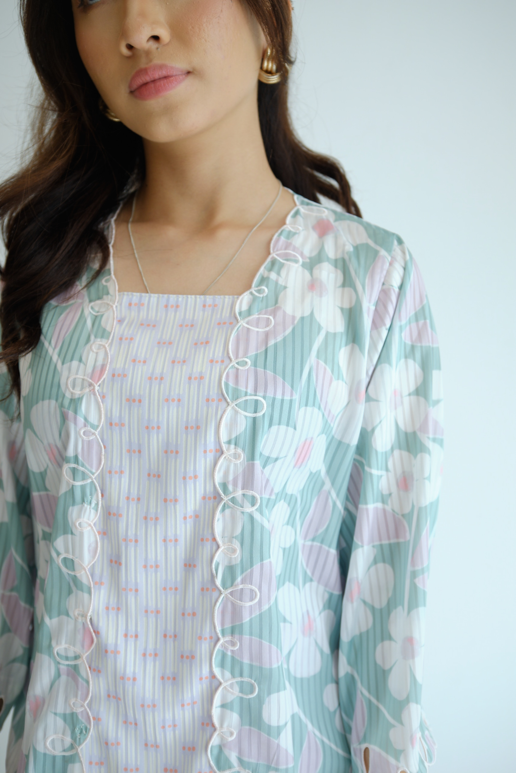 [TOP Only] Sakura Kebaya Women in Pistachio