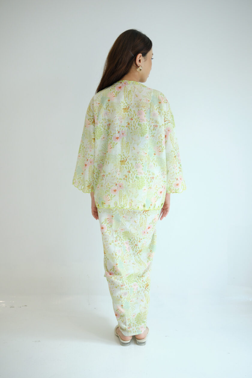 Printed Instant Pareo in Antropologie Pastel Yellow - Image 3