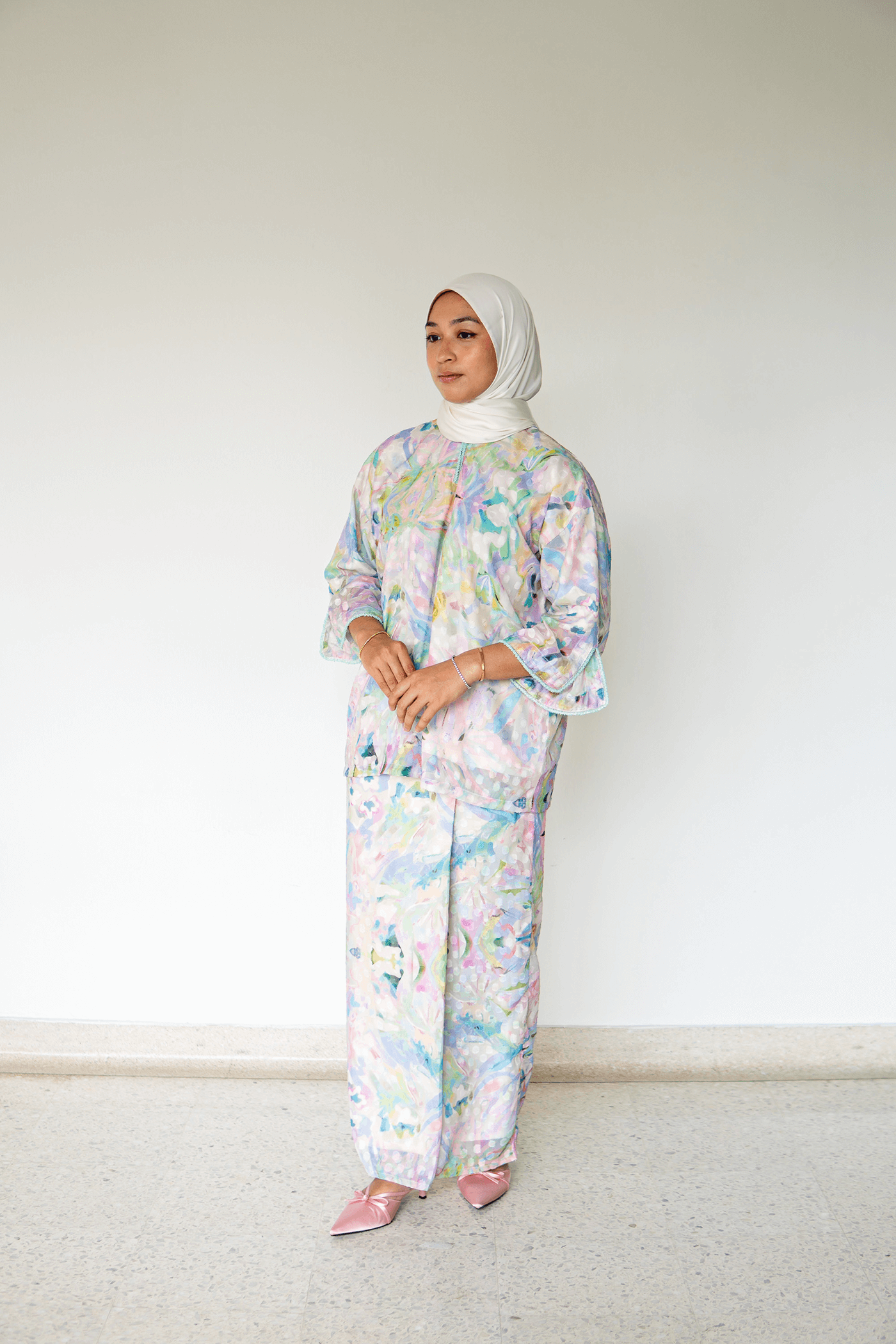 Paloma Kurung Kedah Women in Tiffany - Image 2