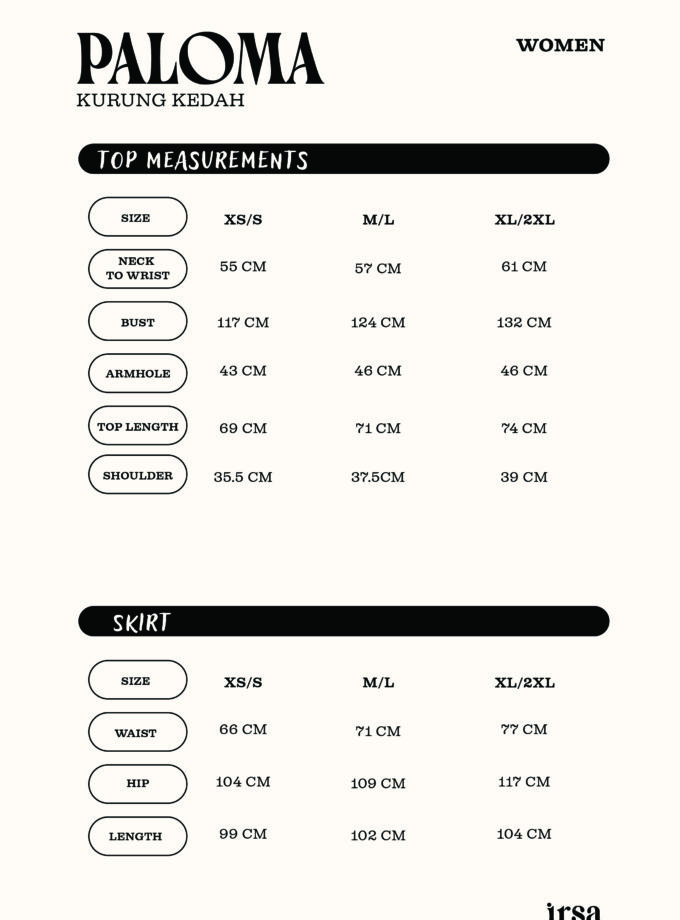 Paloma Kurung Kedah Women in Tangerine