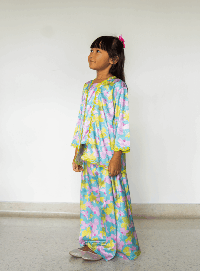 Poppy Kids in Blue Neon (Pre-Order)