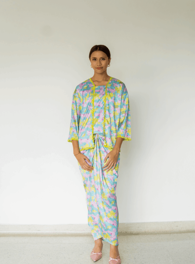 Poppy In Blue Neon [TOP ONLY]