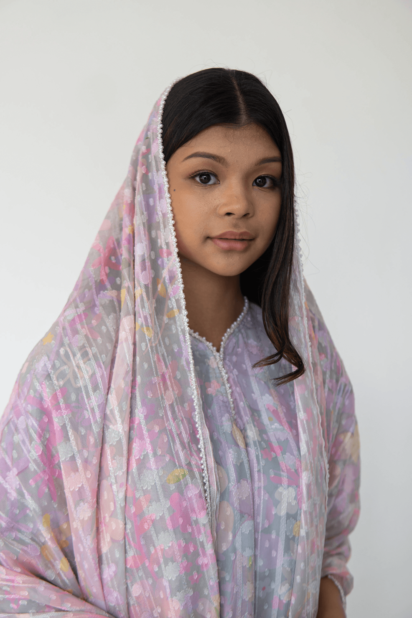 Paloma Kurung Kedah Women in Dusty Grey - Image 5