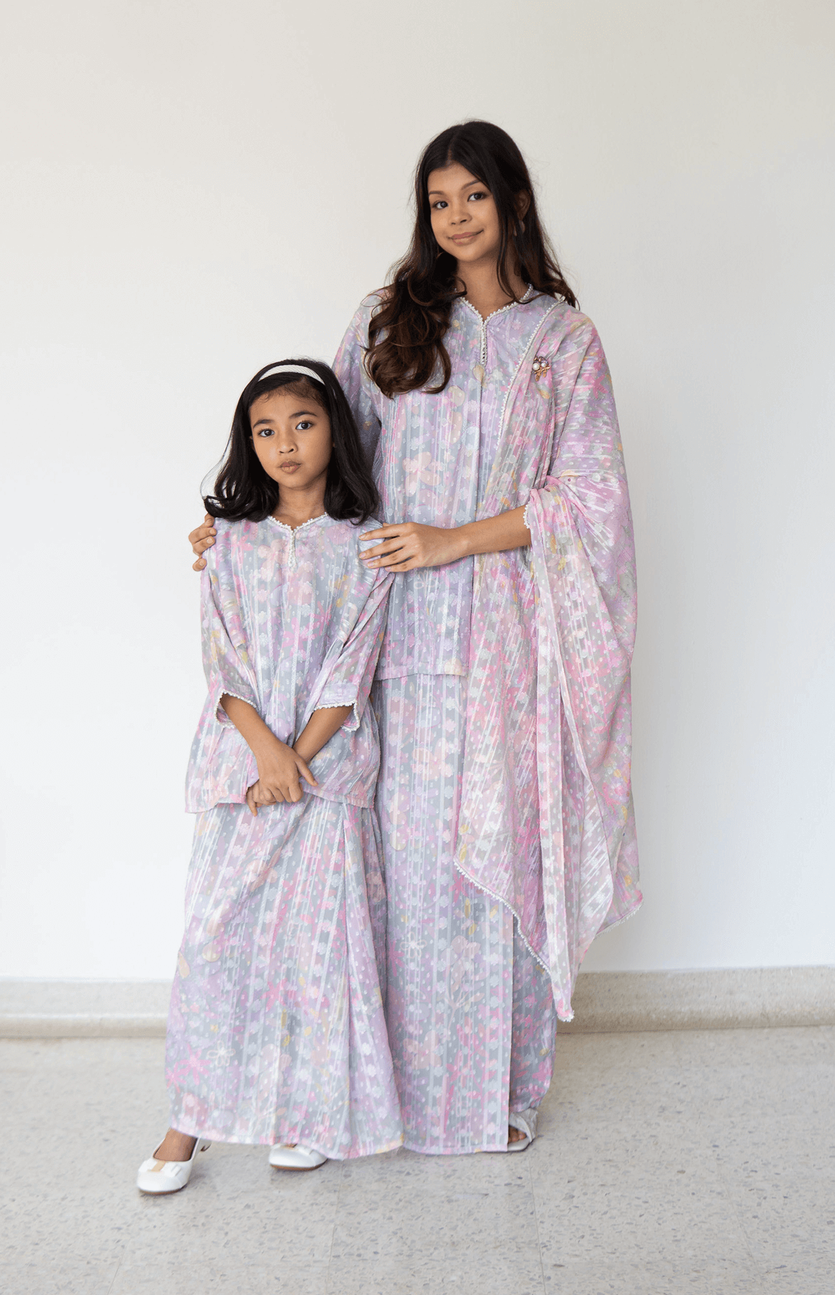 Paloma Kurung Kedah Women in Dusty Grey - Image 6