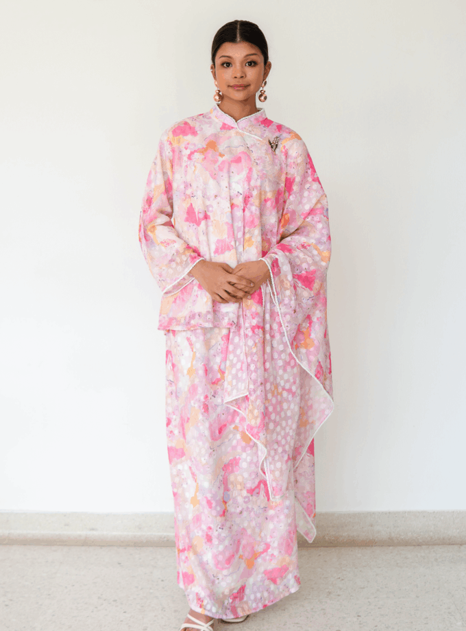 Lucy Scarves in Pink