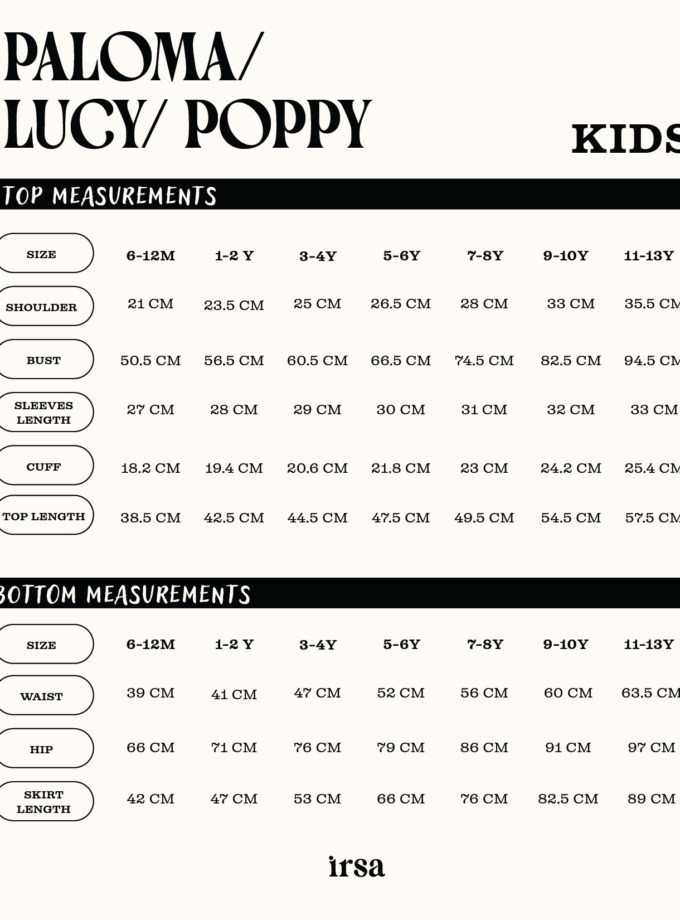 Poppy Kids in Blue Neon (Pre-Order)