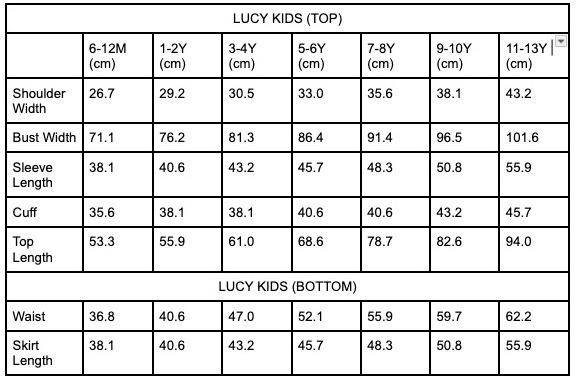 Lucy Girls in Abstract Blue (Pre-Order)