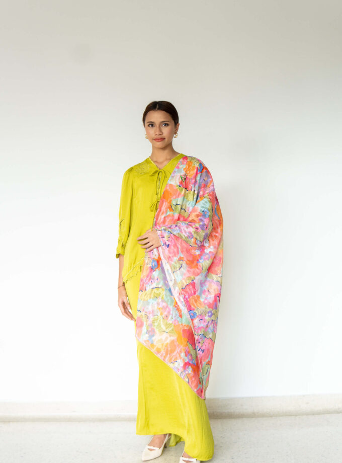 Paloma Scarves in Tangerine