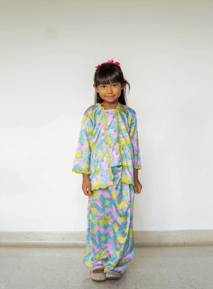 Poppy Kids in Blue Neon (Pre-Order)